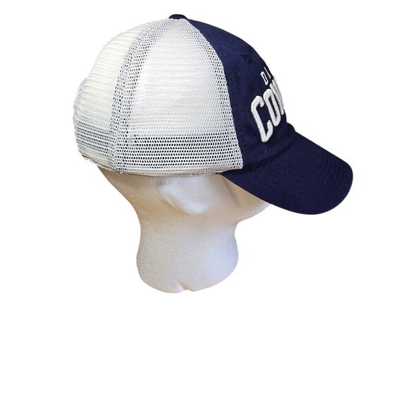 Vintage Dallas Cowboy Snapback Cap Hat Mesh Official Dallas Cowboys Merchandise - Picture 2 of 7